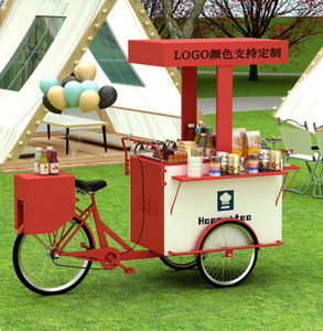 Camión de Comida Móvil de Acero Inoxidable de 3 Ruedas para Celebridades de Internet, Capacidad Personalizable para Promoción de Helados, Decoración Floral y Compras - Product Image 4