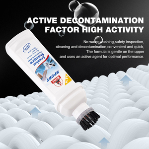 BIKI 100ml Sport <span class=keywords><strong>Shoe</strong></span> Cleaner OEM attivo fattore di decontaminazione ad alta attività servizio funzionale per la cura delle scarpe