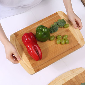 Juego de Tablas de Cortar de Bambú, 3 Piezas, Rectangulares, para Cocina, Verduras, Frutas, Pizza, Material Natural, Origen Fujian - Product Image 3