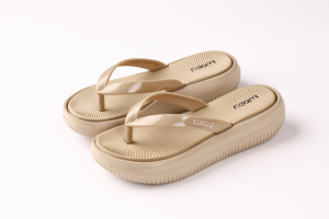 2025 été mode femmes léger bout ouvert EVA tongs respirant imperméable anti-glissant Wedge Design plat pour l'automne - Product Image 6