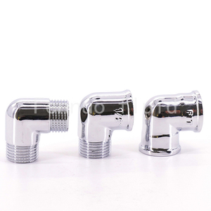 Accessori per filetti dritti in ottone di buona qualità cromati M * F pezzi di estensione cromati - Product Image 1