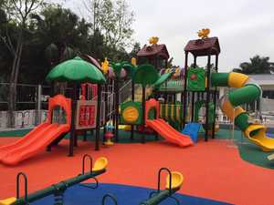 Le système de toboggan de terrain de jeu extérieur sur le thème de la mer stimule le jeu physique améliore l'agilité et encourage l'apprentissage exploratoire - Product Image 4