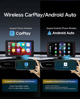 Carplay Airplay Car Android Auto Box Wireless Connect Car Play pour Apple Carplay Screen Mirroring Android 12 Netflix et YouTube