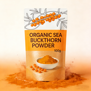 สารสกัดจากต้นซีบัคธอร์นออร์แกนิกแบบขายส่งจำนวนมาก พร้อมใบรับรองจากสหรัฐอเมริกา/สหภาพยุโรป ผงซีบัคธอร์น - Product Image 1