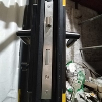 Porte pliante en verre en aluminium, service OEM, porte de balcon extérieure, porte pliante insonorisée en verre, porte d'entrée en verre en alliage d'aluminium
