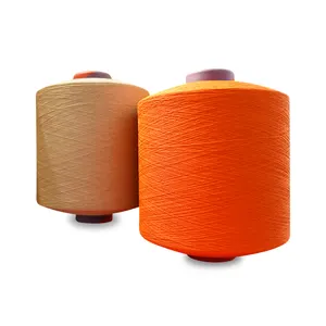 100% polyester textured filament DTY yarn 300D/96F dope dyed colors polyester yarn