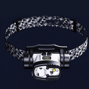 Linterna Frontal de Alta Capacidad con Sensor LED Dual, Pantalla Digital, Múltiples Modos de Luz, Manos Libres, Activación por Movimiento, para Caza - Product Image 2