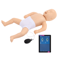 Mannequin de simulation de réanimation cardio-pulmonaire avancée pour nourrissons - Version sans fil - Modèle d'enseignement médical et de sauvetage d'urgence