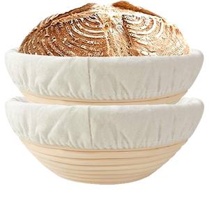 Juego de cestas de cerámica para pan, superventas de <span class=keywords><strong>Amazon</strong></span>, herramienta para hornear, incluye bolsa, cortador de masa, rodillo, alfombrilla rodante para Sourd - Product Image 5