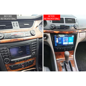 ชุดอัพเกรดหน้าจอควบคุมกลางแบบ LCD มัลติมีเดีย พร้อม CarPlay สำหรับรถยนต์เบนซ์ CLS W219 ปี 2002-2008 - Product Image 2