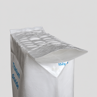 Sacs d'emballage en LDPE avec valve et fond plat pour granulés chimiques et de résine, étanches, thermoscellables, empilables sur palette