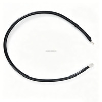 Cable de Batería de Cobre Personalizado de Fábrica con Terminales de Anillo, Cable de Conexión de Alta Corriente