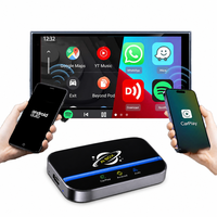 Fuallwin CarPlay Android Auto 3-in-1 Wireless Adapter Android 13 AI Box 2GB 16GB GPS Kartu TF YouTube Netflix Garansi 1 Tahun