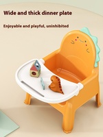 Chaise de salle à manger pour bébé à usage domestique Chaise de tabouret en plastique pour la croissance des enfants