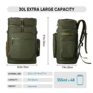 Mochila Térmica Aislada de 30L, Mantiene el Frío Durante 12 Horas, 100% a Prueba de Fugas, Termo sin Costuras con Prensado en Caliente para Días de Playa y Excursiones - Product Image 2