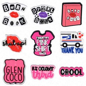 Amuletos Personalizados de Navidad con Diseño de Libro Quemado, Amuletos para Zapatos con la Frase 'I'll Be There for You', Decoración para Sandalias, Regalos para Fiestas Navideñas - Product Image 2