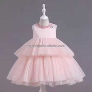 Abito da Sera Classico per Bambine, Elegante Vestito da Principessa Verde Scintillante per Feste Familiari - Product Image 5