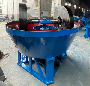 <span class=keywords><strong>Precio</strong></span> de fábrica, equipo de minería de oro a pequeña escala, máquina trituradora de piedra de oro, molino de bandeja húmeda de - Product Image 3