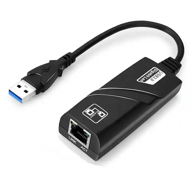 Factory Price Driver Free USB 3.0 Ethernet Adapter 10 100 1000Mbps USB to Lan Adapter for PC