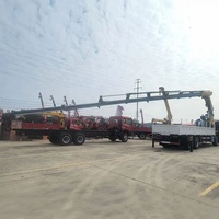 Camion-grue articulée hydraulique Isuzu 20 tonnes haute performance pour levage de charges lourdes, véhicule de transport, vente directe usine