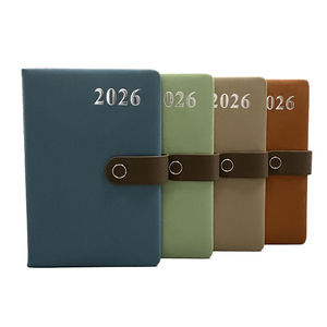 2026 Nhật ký thiết kế mới biểu tượng tùy chỉnh Bìa chương trình nghị sự kế hoạch PU da A5 văn phòng máy tính xách tay Tạp Chí cuốn sách - Product Image 1