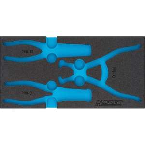 HAZET - 163-425L Inserto de espuma suave de 2 componentes para 163-425/3 - EAN 4000896202669 TALLERES RODANTES BANDEJAS VACÍAS - Product Image 1