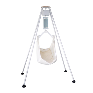 Hamaca Cuna Resistente para Bebés, Capacidad de Carga de 35 kg, Temporizador de Velocidad Ajustable de 0 a 4 Años, Doble Banco de Energía, Malla Transpirable, Uso Interior y Exterior - Product Image 2
