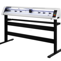 Máquina de corte de vinilo de 64 pulgadas con cesta, plotter automático de contorno para vinilos, gran oferta 2026