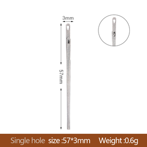 Herramienta de costura <span class=keywords><strong>manual</strong></span> de acero de una sola punta, accesorio de costura, <span class=keywords><strong>agujas</strong></span> de <span class=keywords><strong>cuero</strong></span> hechas a mano - Product Image 4