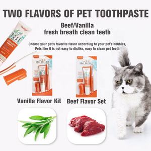 KingHon 2024 Nouveau Kit de Nettoyage Buccal pour Chiens et Chats : Dentifrice et Brosse à Dents – Produits d'Hygiène pour Animaux de Compagnie – Vente en Gros Usine - Product Image 2