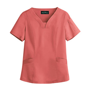 Women Medical Scrub Tops V-Neck Short Sleeve Moisture Wicking Lightweight Uniforms For Nursing Hospital Work Clothes - Product Image 4