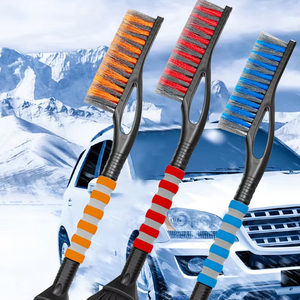 À la mode détachable pare-brise fenêtre neige brosse Portable ergonomique mousse poignée glace grattoir pour voitures - Product Image 2