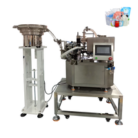 DZJX Machine de remplissage et de scellage automatique à petite échelle pour sachets de jus, ketchup, sauce, pâte de tomate, shampoing, eau pure, 2,5 L, avec buse de remplissage et de scellage