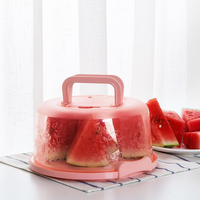 Boîte à gâteau transparente réutilisable de 2 mm d'épaisseur, boîte d'emballage portable pour la pâtisserie
