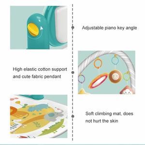 Alfombra de <span class=keywords><strong>gimnasio</strong></span> para bebés, alfombra de juegos de interior para recién nacidos, con proyección de Softplay, Piano - Product Image 3