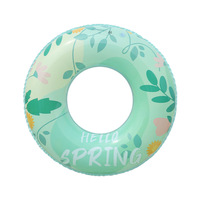 Bouée de piscine gonflable vintage rayée pour enfants et adultes, jouet aquatique pour la plage et les fêtes estivales