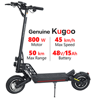2022 Populaire Eu Magazijn Voorraad Ce Rohs Kugoo G2 Pro Scooter 15ah 48V 800W Goedkope Elektrische Scooters