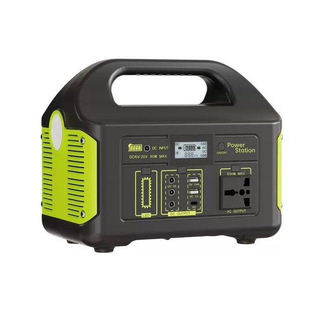 LIfepo4 Battery 500W Rechargeable Electric Solar Generator Portable Backup Power Station for Home Camping