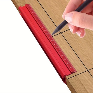 Règle de traçage en V pour le bois, métrique et impérial, marqueur polyvalent pour le marquage précis des lignes parallèles et perpendiculars sur le bois - Product Image 2