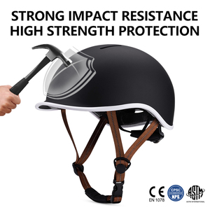 オリジナルデザインヴィンテージレジャーオートバイヘルメット高品質スクータースケートボードフットボールヘルメット電動自転車ヘルメット - Product Image 5