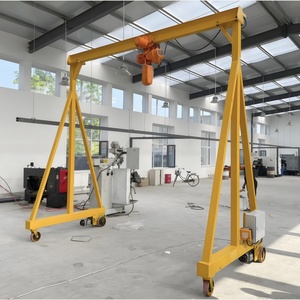 Grue <span class=keywords><strong>portique</strong></span> électrique portable haut de gamme avec moteur et boîte de vitesses, capacité de levage de 1,5 à 6 tonnes pour l'entreposage en entrepôt - Product Image 3