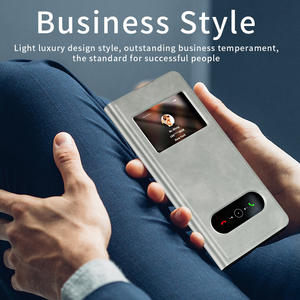 <span class=keywords><strong>Flip</strong></span> Book pour Samsung Galaxy <span class=keywords><strong>Z</strong></span> Fold 7 6 5 2 étui double fenêtre vue support en cuir housse de protection pour Samsung Galaxy <span class=keywords><strong>Z</strong></span> Fold 4 <span class=keywords><strong>3</strong></span> - Product Image 6