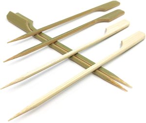 Vente en gros <span class=keywords><strong>de</strong></span> brochettes <span class=keywords><strong>de</strong></span> viande en bambou pour barbecue 9cm 15cm <span class=keywords><strong>de</strong></span> brochettes jetables en bambou pour barbecue - Product Image 2