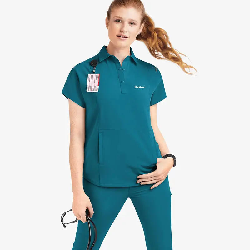 Terlaris set seragam Scrub celana menyusui impor Scrub medis memakai untuk dokter dan menyusui