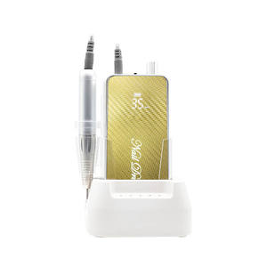 35000RPM Çekirdeksiz TP301 Paslanmaz Çelik Tırnak Frezesi Elektrikli Kablosuz E-Törpü Pedikür Özelleştirilmiş Logo Oje Sökücü - Product Image 3