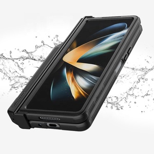 Ốp Điện Thoại Có Khe Cắm Bút Cho Samsung <span class=keywords><strong>Galaxy</strong></span> Z Fold4 5G Với Bản Lề Nắp Điện Thoại Có Khe Cắm Bút Để Gấp 3 Với Ống Kính Kéo Đẩy - Product Image 6