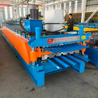 Máquina Perfiladora de Lámina Metálica Corrugada de Doble Capa y Tejas Trapezoidales IBR Sudafricana