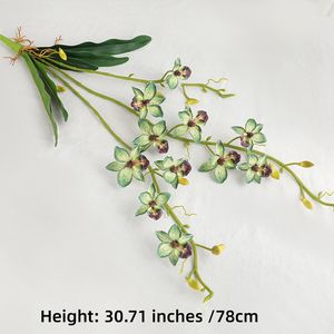 Fleurs tropicales artificielles de sensation réelle de jet d'orchidée de <span class=keywords><strong>Brassia</strong></span> pour des centres de table de luxe - Product Image 5