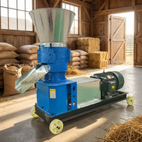 Presse à granulés d'aliments pour animaux, machine de fabrication d'aliments pour animaux de petite taille pour l'élevage de porcs, canards et poulets