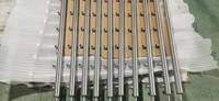 Conception simple balcon croix Tube balustrades mains courantes en acier inoxydable escalier tuyau barre transversale tige garde-corps